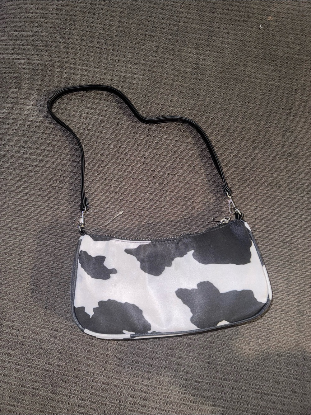 BNWOT Black and White Cow Print Mini Bag